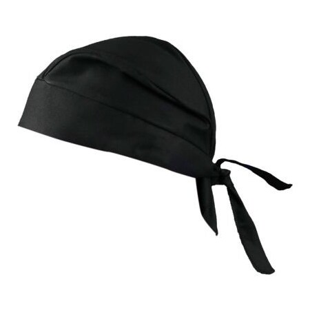 Occunomix OccuNomix Deluxe Tie Hat With Elastic Rear Band Black, 12 Pack, TN6-06 - Pkg Qty 12 TN6-06